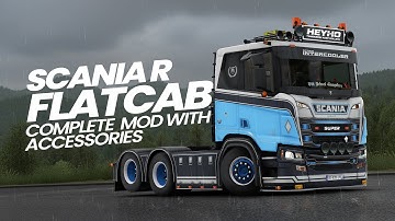 Is This The Best Truck Mod Ever? MDT Scania R FlatCab Mod Review | Custom Interior, Skins | ETS 2