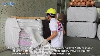 Compressed spring  mattress opening  video guiding