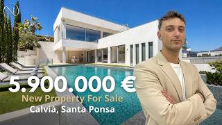 Luxury residence of 601 m² with private lift, two pools and 360° panoramic views