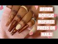 Acrylics?! Nope PRESS ON NAILS! | How to make press ons that look like acrylic nails | Watch Me Work