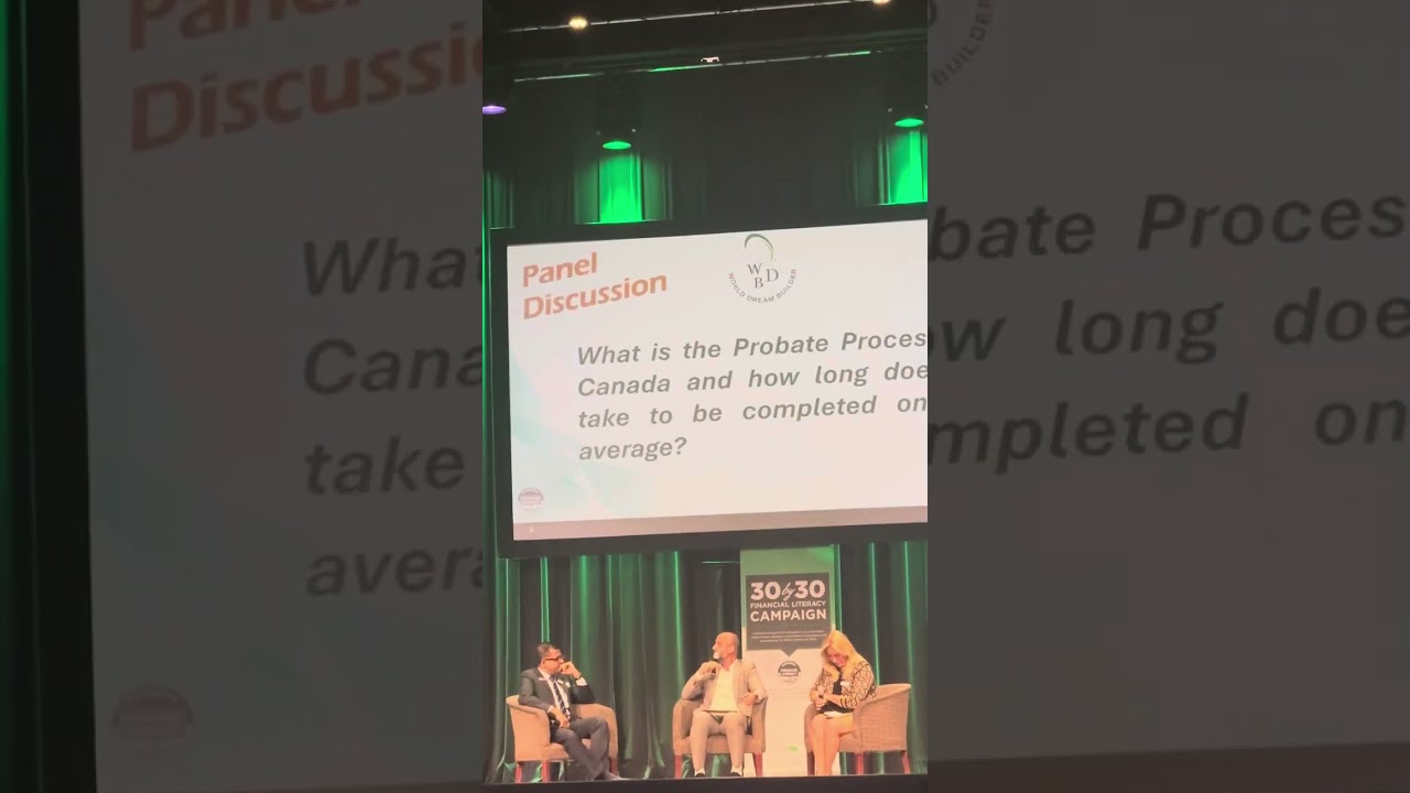 Discussion Probate process time in Canada