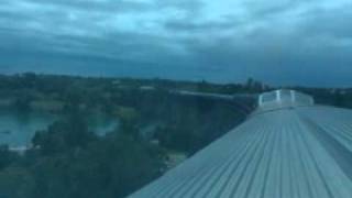 Flying over Redding on the giant Redding RR trestle!