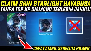 CARA MENDAPATKAN STARLIGHT HAYABUSA MURAH - CARA BELI SKIN STARLIGHT MURAH TANPA TOP UP DIAMOND