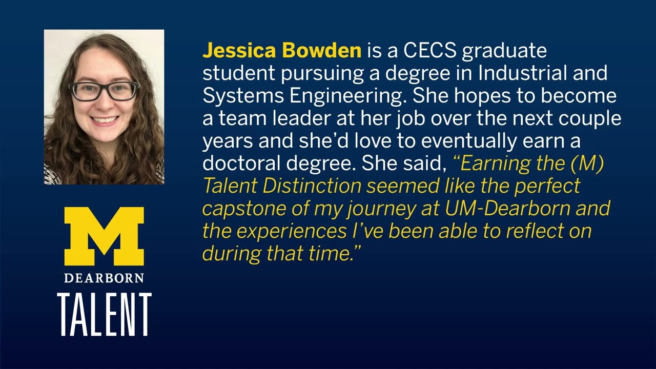 (M)Talent Candidate, Jessica Bowden