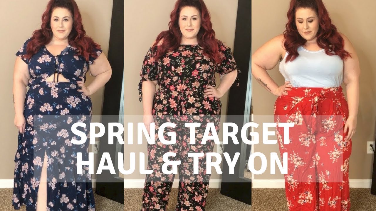 Target- Spring Plus Size Haul and Try On