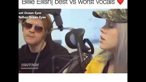 Billie Eilish| best vs worst vocals.