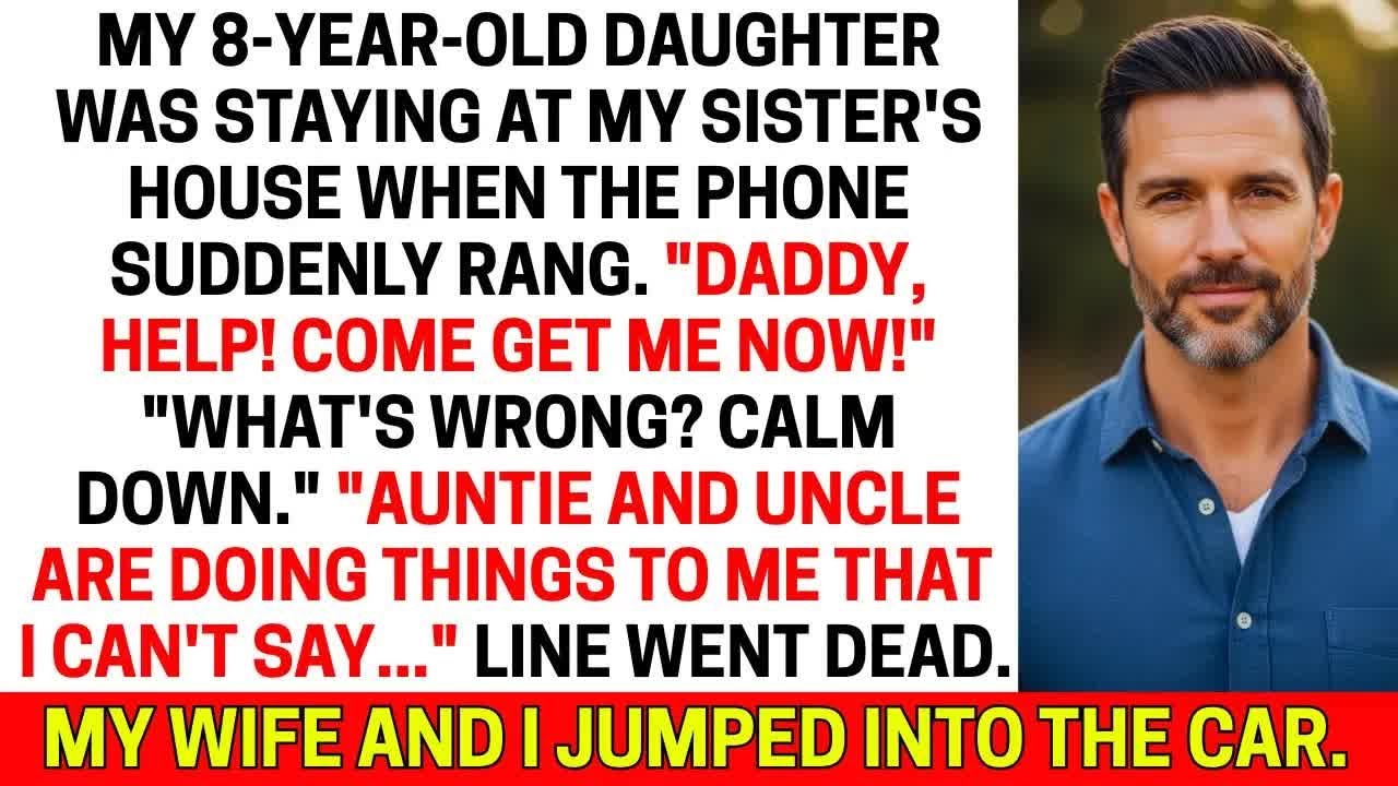 My 8-year-old daughter called for help from my sister's house. We saw something Horrible there