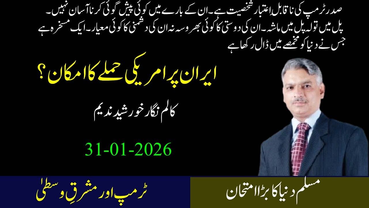 Will the US Attack Iran? | Muslim World Strategy Explained | Khursheed Nadeem/Meri Awaz