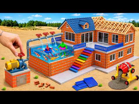 Mini Tractor Builds a Stronger 2-Story Home