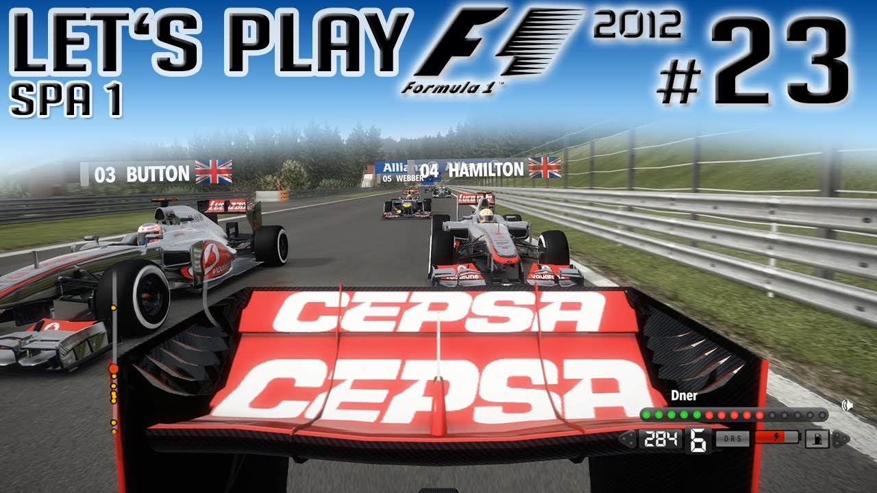 Let's Play F1 2012 CO-OP mit Dner #23 | Wettergott | Spa 1