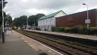 3 x class 37 thrash through Blythe Bridge 6.8.19