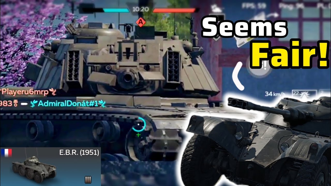 E.B.R. (1951) IN TOP TIER 👀 | War Thunder Mobile