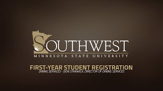 First-Year Student Registration: Dining Services
