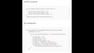 aspnet core identity & jwt auth in Dotnet