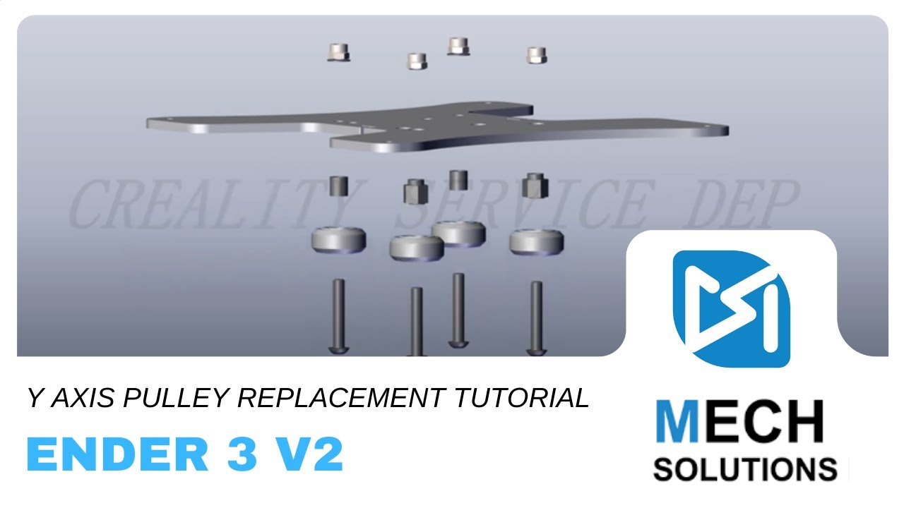 Ender 3 V2 Y axis pulley replacement tutorial - YouTube