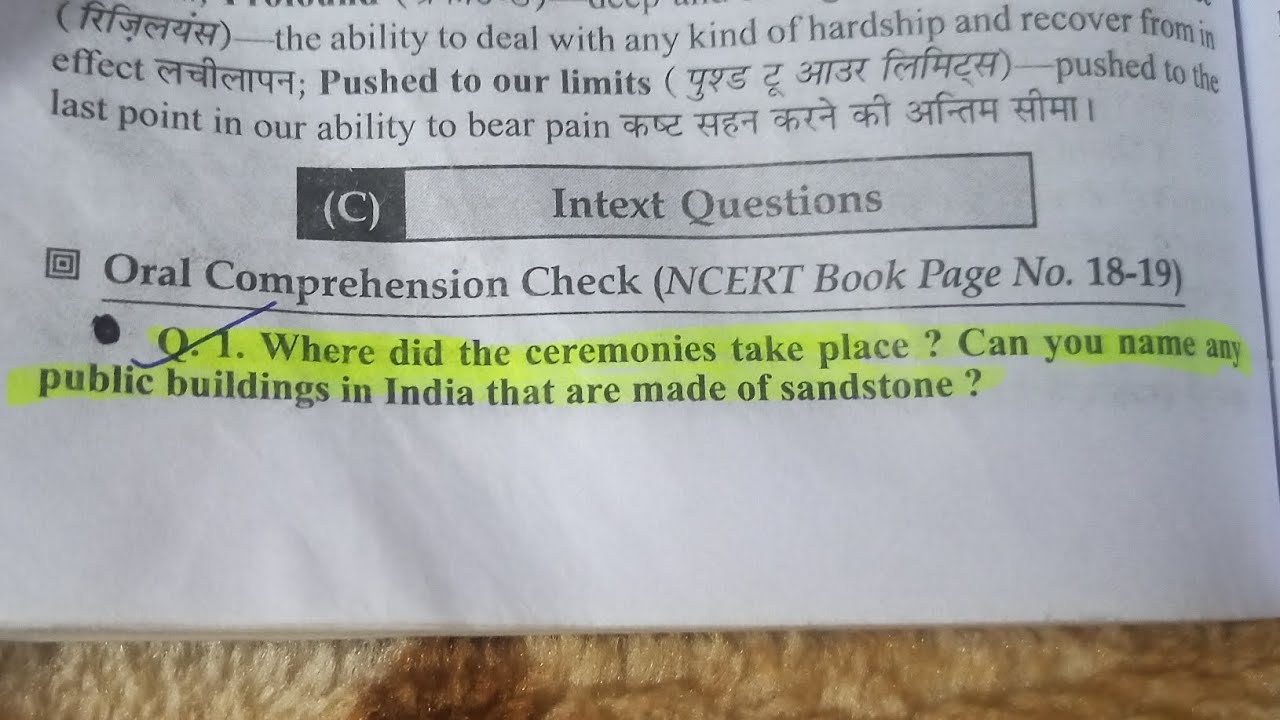 Historical Building In India Made Of Sandstone