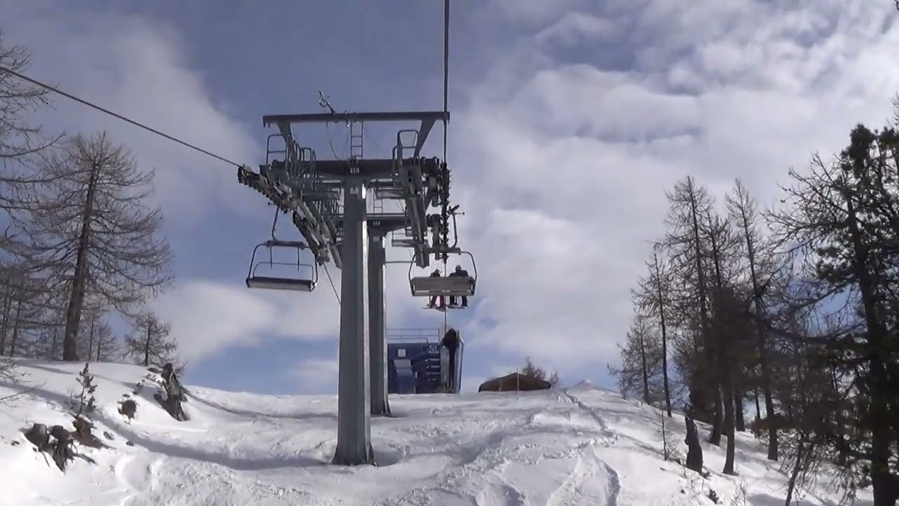 Risalita integrale seggiovia Doppelmayr "Serra Granet" - Clavière (TO) / Télésiège / Chairlift
