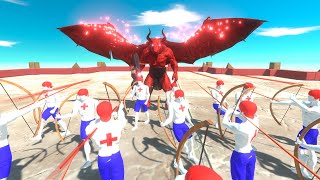 All Virus Boss Vs Antibiotic Army In Death Arena - Animal Revolt Battle Simulator