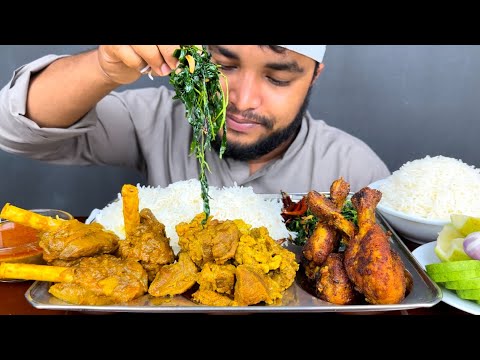 ASMR MUKBANG EATING SHOW, chicken leg piece eating