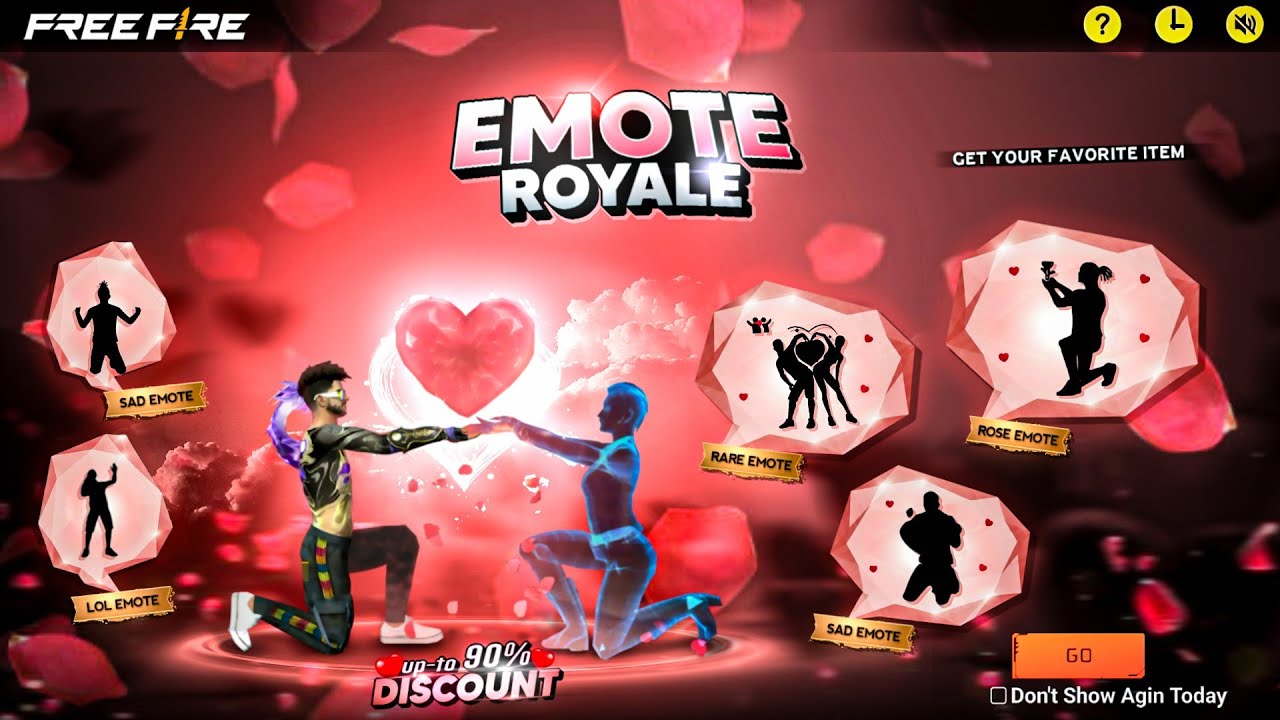 Valentine Emote Royale Event💯 Confirm Date আসছে😍 | Ff  New Event Bd Server | Free Fire New Event