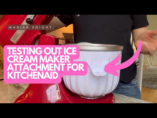 How To Use a KitchenAid® Ice Cream Attachment