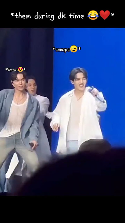 their reaction to dk's L&R time is always so cute😍😂 #seventeen  #scoups #vernon # woozi #mingyu