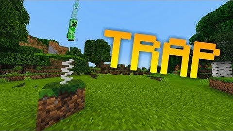 How to make a SPRING TRAP in Minecraft PE 1.10// [Minecraft Bedrock Addon Review]