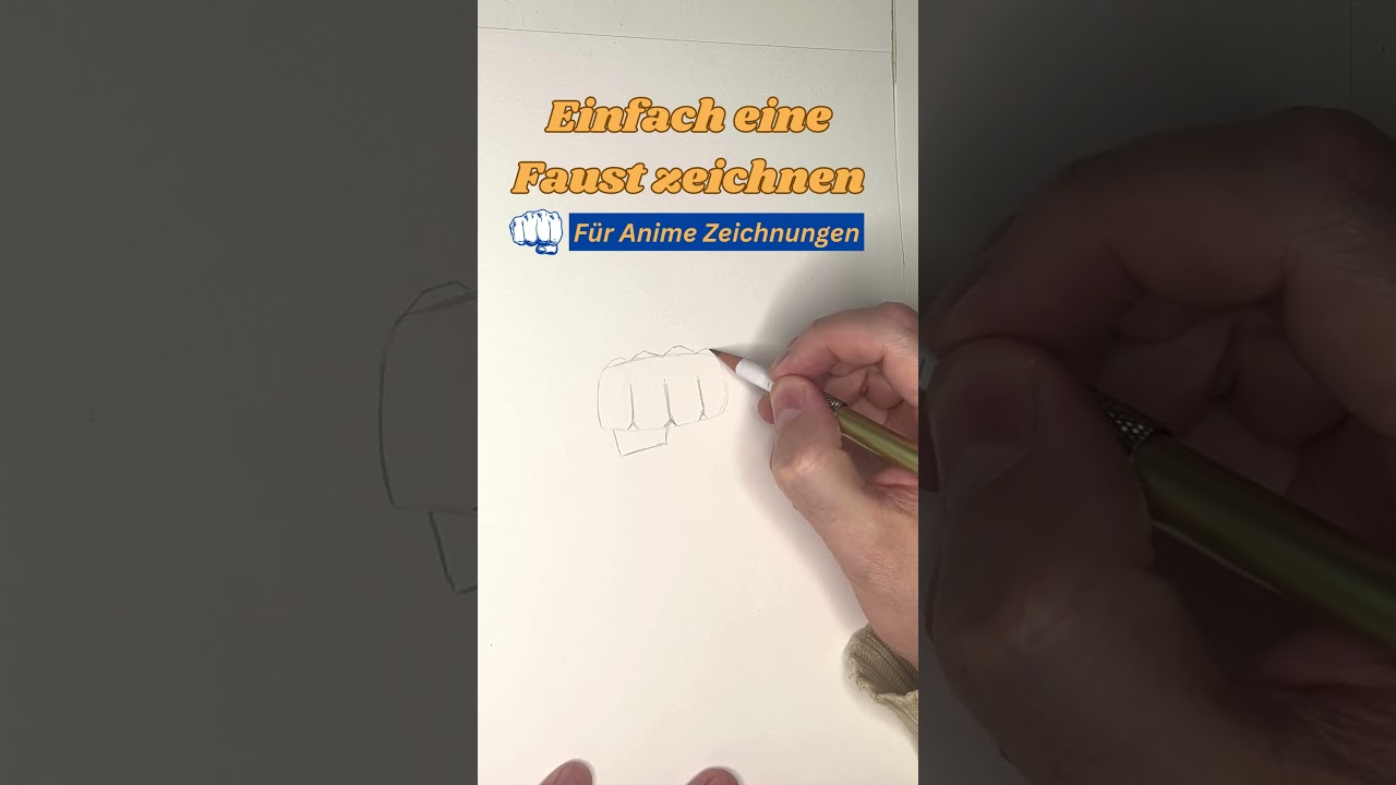 Einfach eine Faust zeichnen 