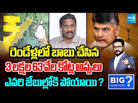 YSRCP Tumati Madhava Rao About AP Debts | Babu Failure Govt | Big Question | Sakshi TV - SAKSHITV