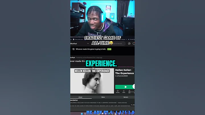 The HELEN KELLER Experience Game💀