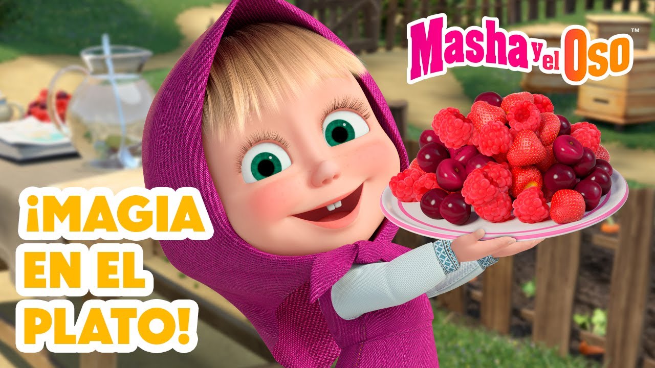 😋 ¡Magia en el plato! 🪄🍽️ Colección de dibujos animados 📺 Masha y el Oso Castellano