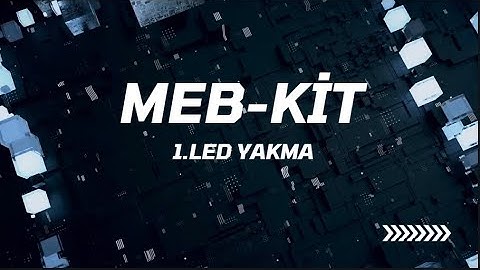 Meb-Kit Robotik Kodlama Seti- Led Yakma-Mblock Kullanımı