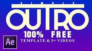 100% free Outro Template and very exciting Tutorial ║ 100% After Effect ║ 2020 100% free Outro Template and very exciting Tutorial ║ 100% After Effect ║ 2020