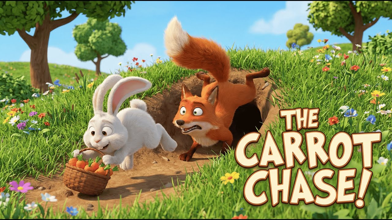 The Great Carrot Chase! 🐰 Rabbit vs. Sneaky Fox 🦊