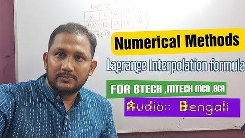 Lagrange theorem for interpolation #numericals #maths #Lagrange  #interpolation