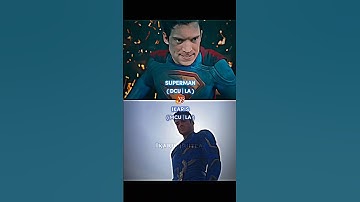 DCU Superman vs MCU Ikaris #ikarispuitea