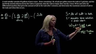 Mixing Model Example