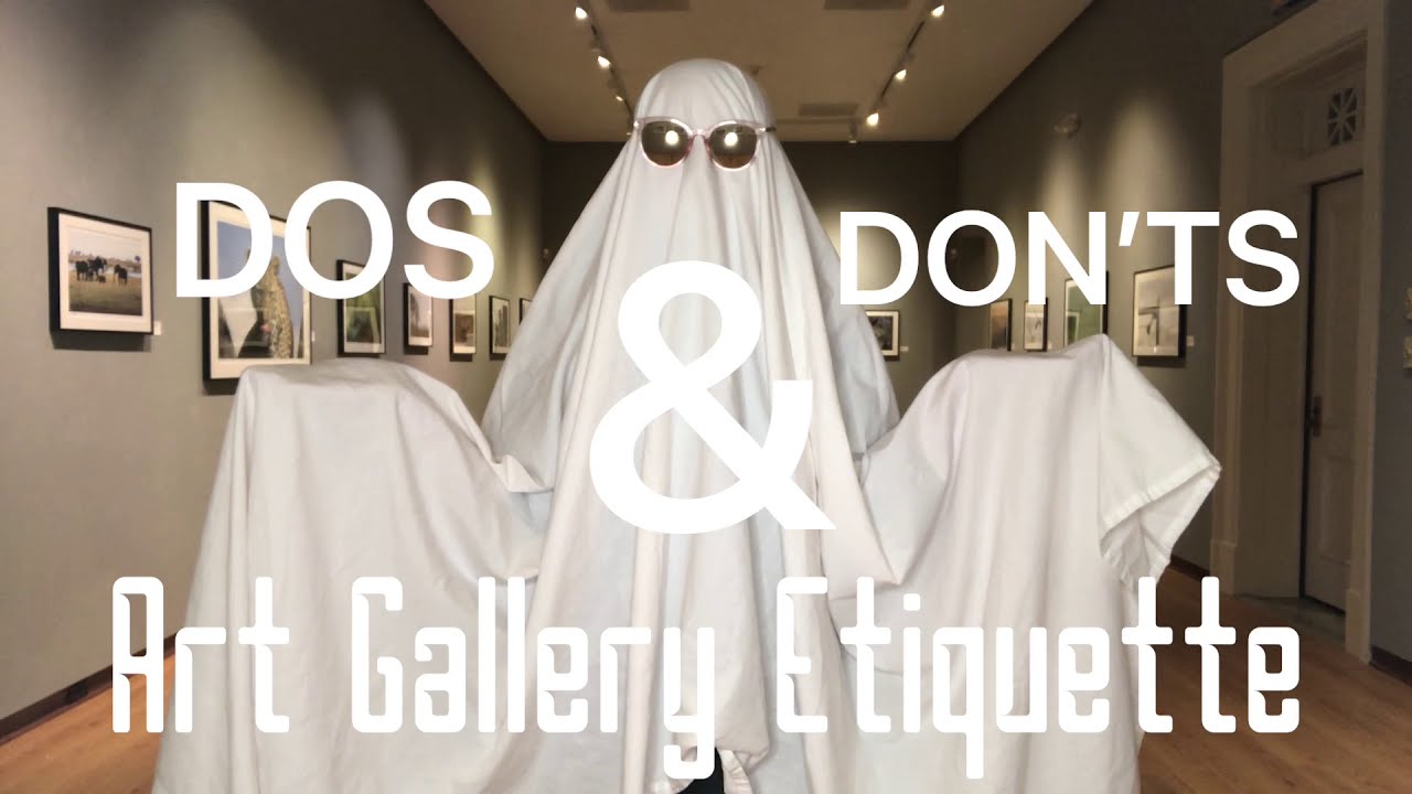 Museum Etiquette with a Friendly Ghost