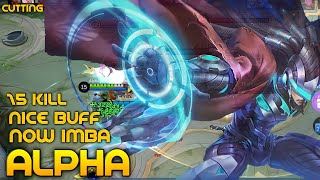 Баф Альфы. Теперь имба? Нарезка моментов. Mobile Legends:Bang Bang