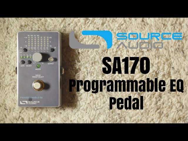 Source Audio SA170 Programmable EQ Pedal - YouTube