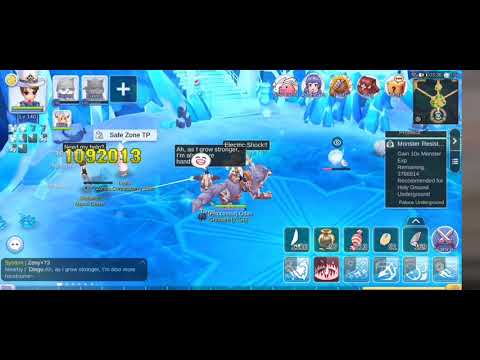 Ranger Trapper build 1 hit grinding Holy ice cave Ragnarok Mobile - YouTube
