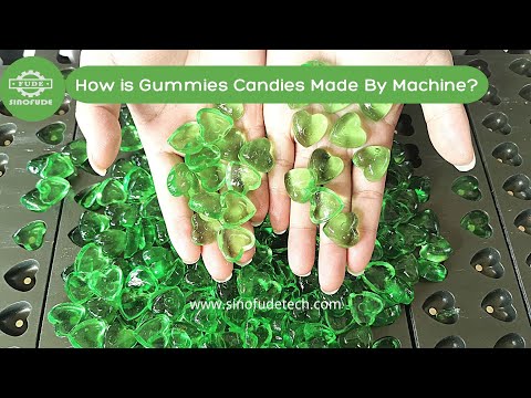 Fude Gummy Making Machine 600kghr Cbd Gummies Production From Factory