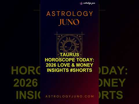 Taurus Horoscope Today: 2026 Love & Money Insights #Shorts