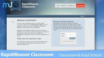 RapidWeaver Classroom Screencast - MacUpdate Promo