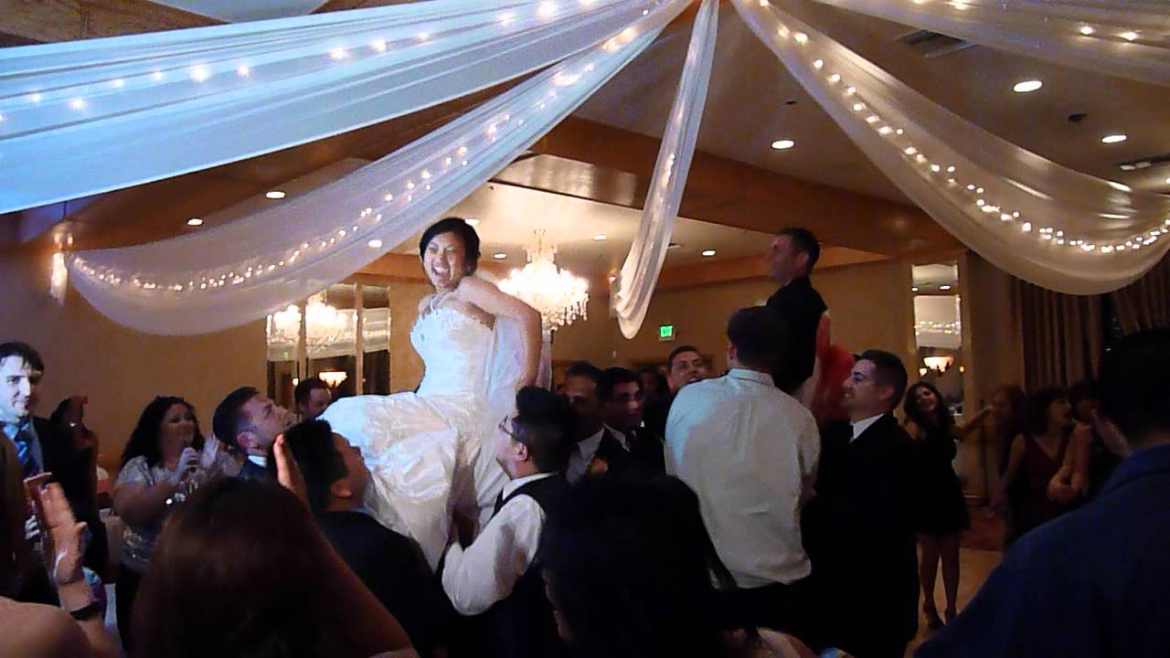 Michelle & Brian's Wedding Hora (Jewish chair dance) YouTube