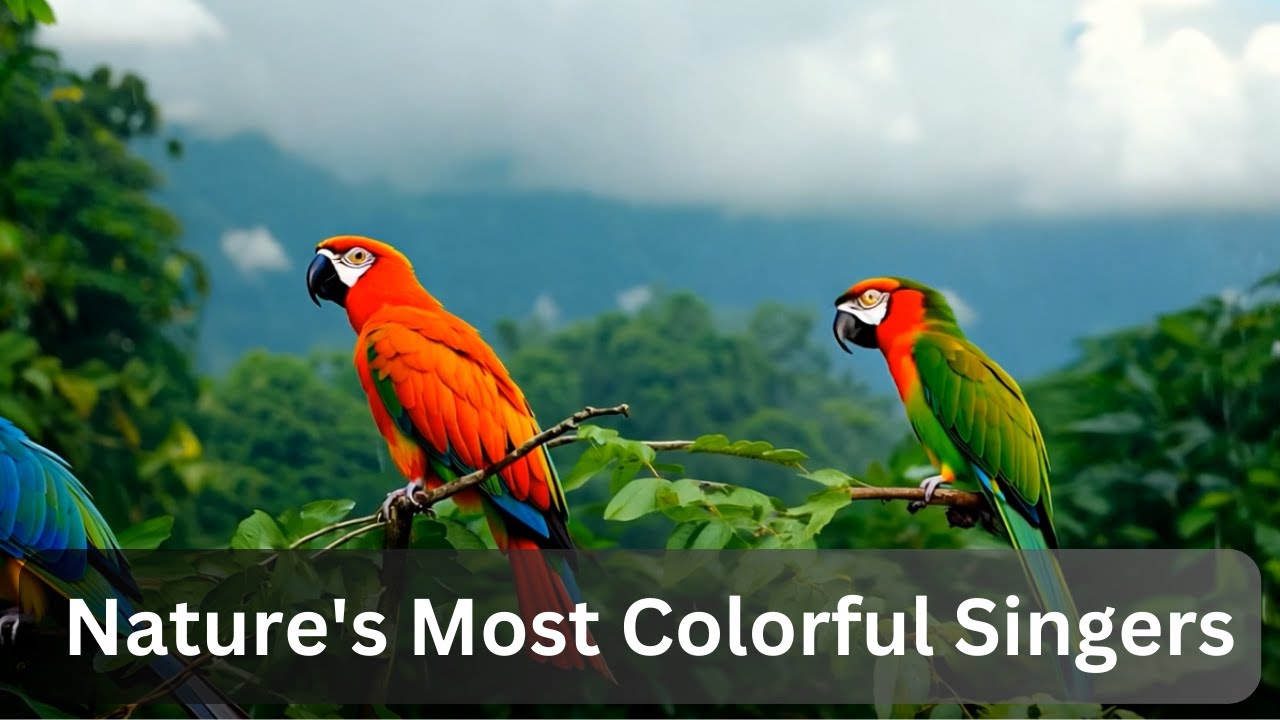 Parrots Nature's Most Colorful Singers 🌿🦜 AI Nature Clip YouTube