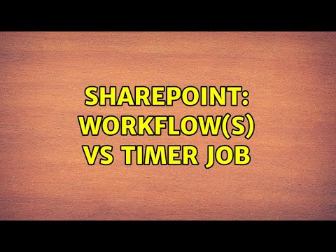 How To Create A Timer Job In Sharepoint Designer