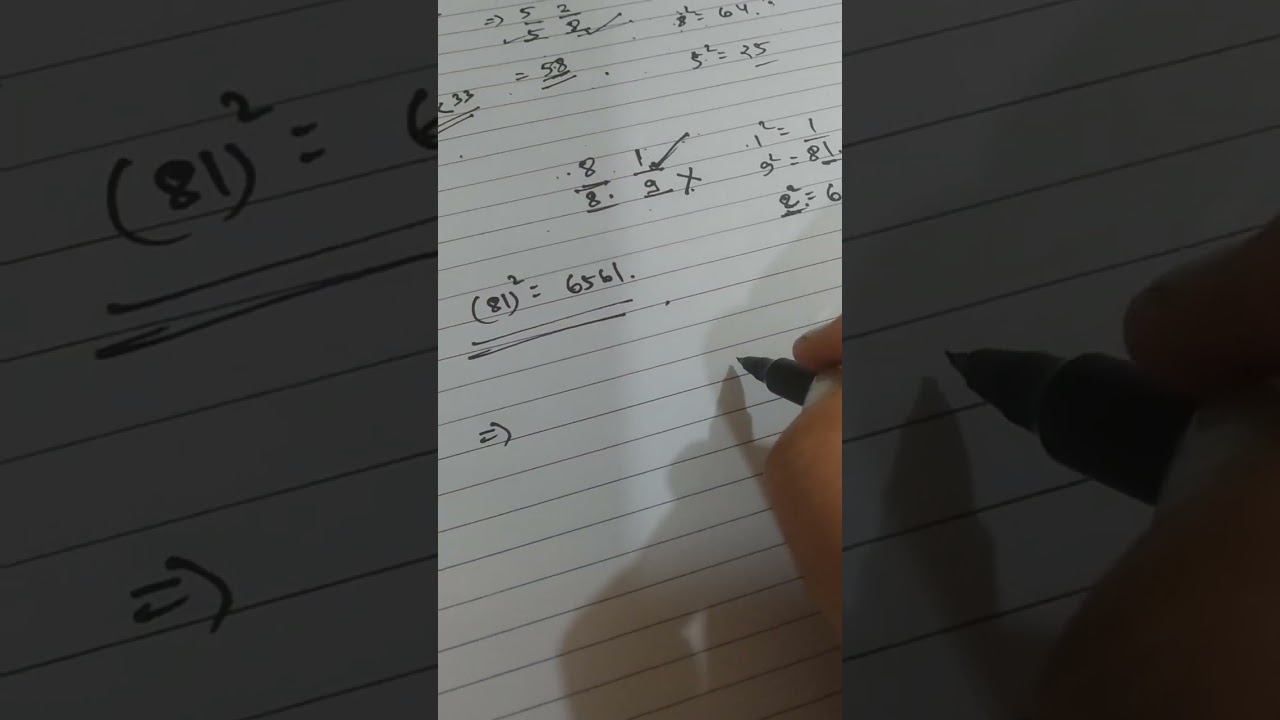 Easy Trick || Find Square Root of a Four Digit Number