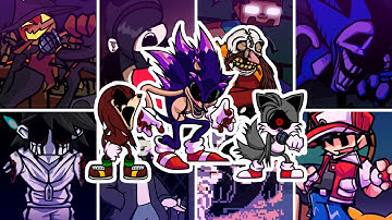 TRIPLE TROUBLE but Every Turn a Different Character Sings🎤(FNF TRIPLE TROUBLE but Everyone Sings it)