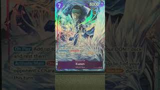 (TCG) One Piece The Time of Battle Booster Packs Hits Secret Rare #Shorts #Like #Subscribe